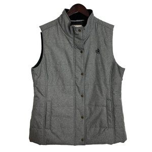 Legendary Whitetails Womens Large Gray Zip Snap Close Outdoor Hunting Hiking